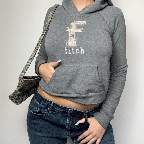 Abercrombie & Fitch Grey Hoodie - Picture 2 of 5